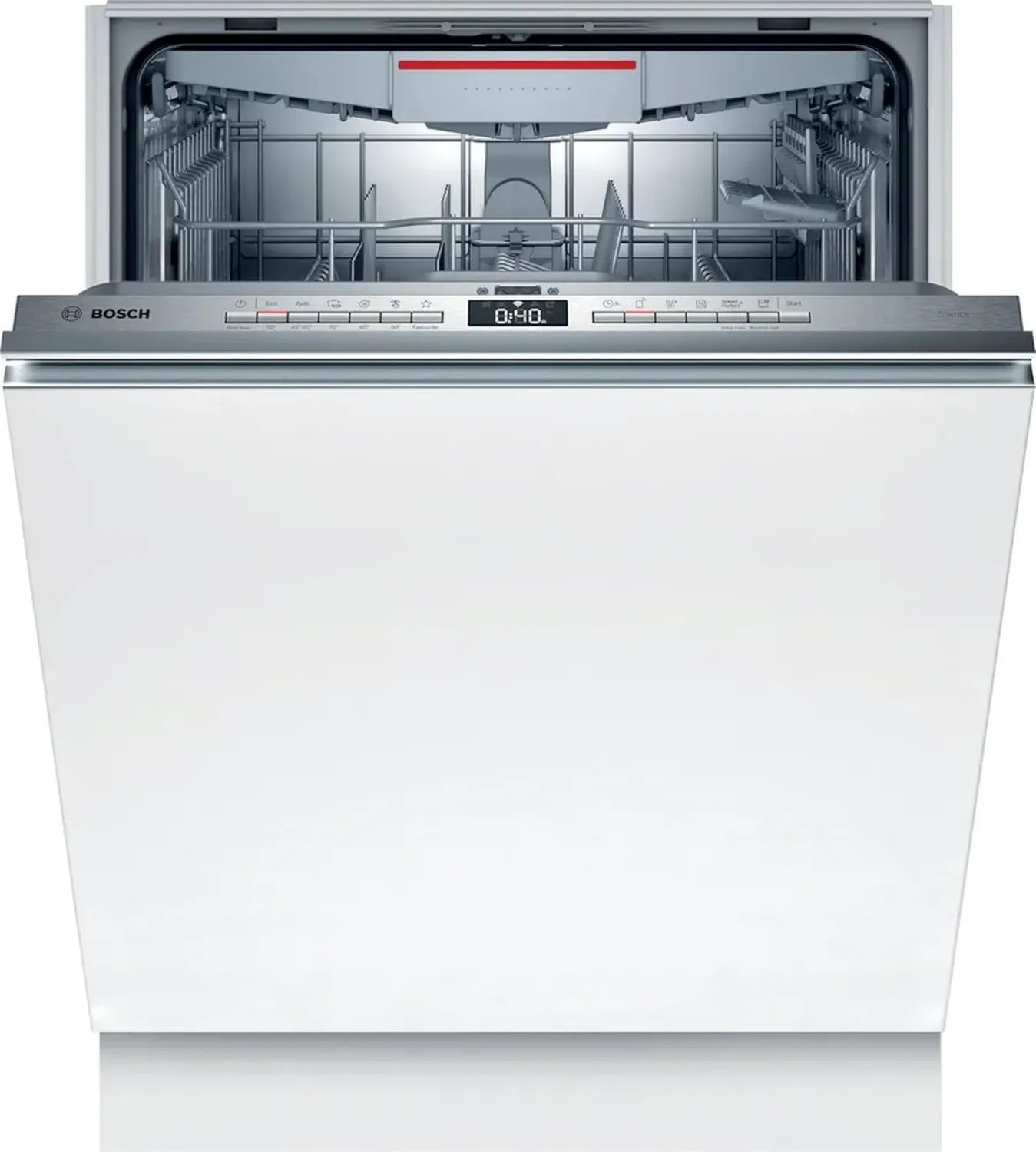 Bosch SMV4HVX45E Serie 4 Einbaugeschirrspüler, 60 cm, Home Connect, 13 Maßgedecke, leiser EcoSilence Motor